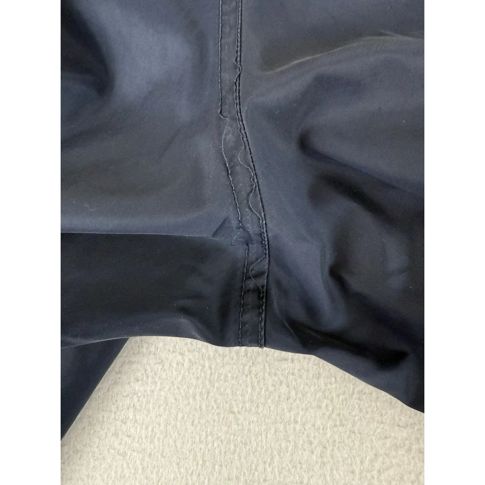 Vintage Nike White Tag Navy Tapered Ankle‎ Zip Nylon Windbreaker Men's XL